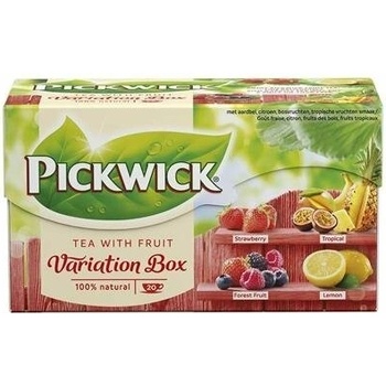 PICKWICK čierny červené variácie v boxe HB 20 x 1,5 g