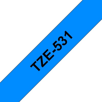 Brother TZe-531, modrá / černá 1ks (12mm, lamin.) TZe531