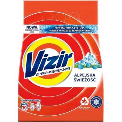 Vizir Alpina prací prášok na bielu bielizeň 1,1 kg