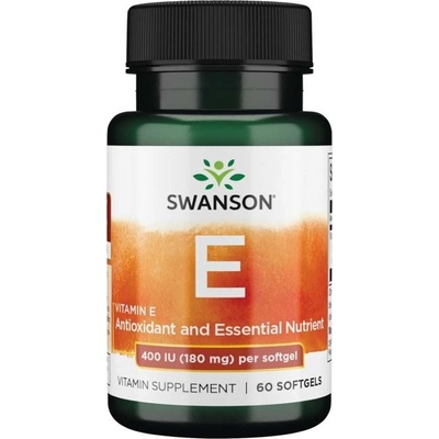 Swanson Vitamín E 400 iu 60 kapsúl