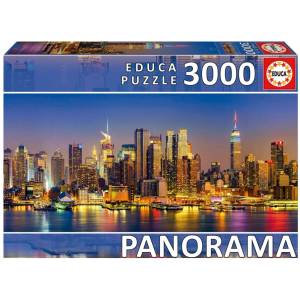Educa Пъзел, Educa, New York Skyline Панорама, 3000 части