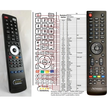 GENERAL STRONG SRT24HX4003, SRT24HY1003W, SRT32HX4003, SRT32HY1003W, SRT32HY4003 - съвместимо дистанционно управление на марката General (SRT24HX4003, SRT24HY1003W, SRT32HX4003, SRT32HY1003W, SRT32HY4003)