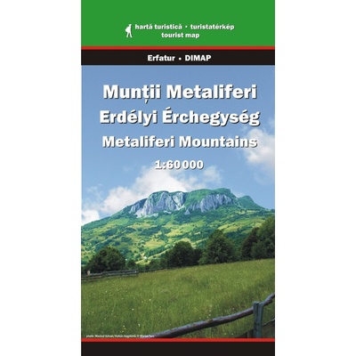 Munti Metaliferi 1:60t turistická mapa DIMAP