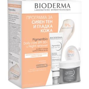 BIODERMA Pigmentbio Комплект - Нощен и Дневен крем, SPF50+, 50 + 40 ml (Лимитирано)