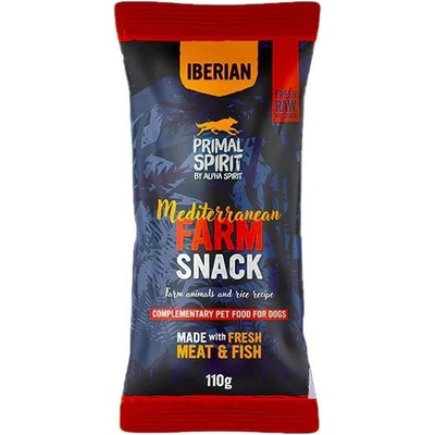 Primal spirit Dog Иберийска Средиземноморска Фермерска Закуска 110 г