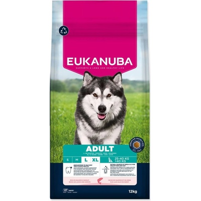 Eukanuba Adult Large rich in salmon and barley 12 kg