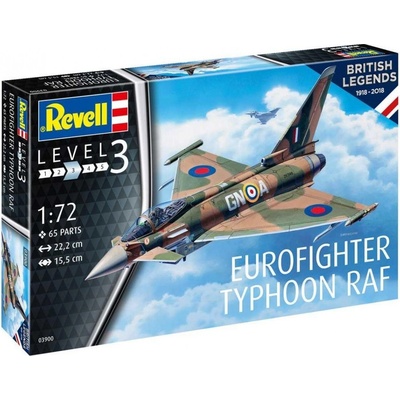 Revell Plastic ModelKit letadlo 03900 100 Years RAF: Eurofighter Typhoon 1:72