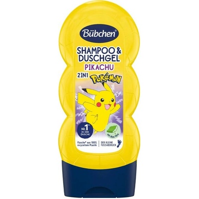 BÜBCHEN KIDS Šampón a sprchový gél 2v1 Pokémon 230 ml