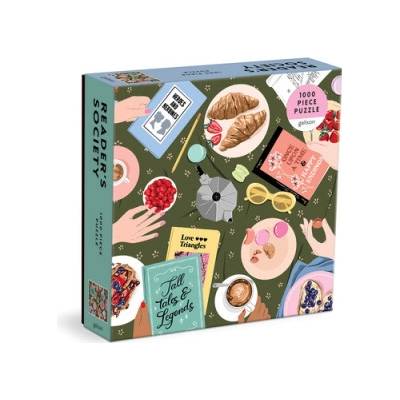 Reader's Society 1000 Piece Puzzle in Square Box GALISONPuzzle