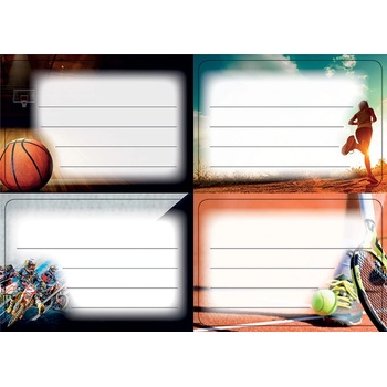 DEIS Етикети за тетрадка Deis, оп. 400 броя, №4 / 2025 (01634-А-№4 / 2025)