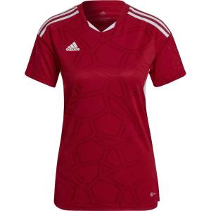 adidas Condivo 22 Match Day Shirt Womens - TM Pwr Red/Whit