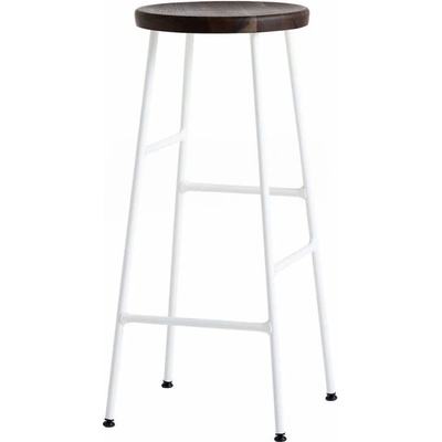 Hay Cornet High cream white powder coated steel + smoked oiled oak