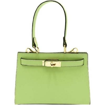 Zelená kožená kabelka