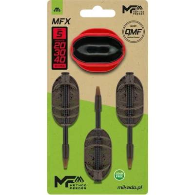 MIKADO - Sada krmítek Method Feeder MFX Q.M.F. 20+30+40 g vel. S
