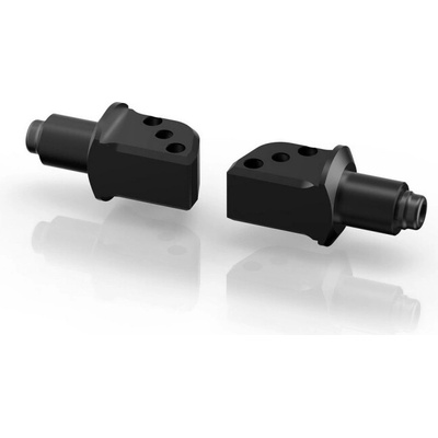 Adaptér RIZOMA pro stupačky řidiče pro motocykly KAWASAKI Z750/1000, ER6F/N a Versys, hliník (2ks)