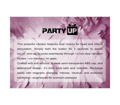 Party Up mini vibrátor typ králik