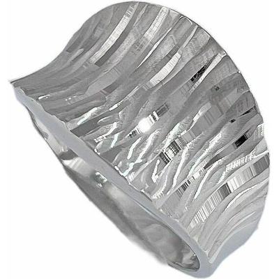 Infinitysilver Stříbrný prsten rytý žlábek OR73956