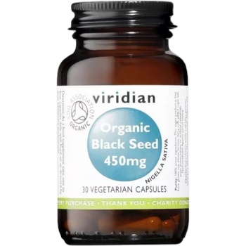 Image 1 of Viridian Organic Black Seed 450 mg [30 капсули]