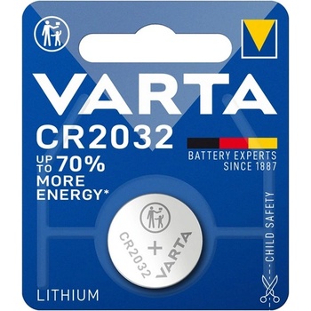 VARTA батерия с копче (cr2032, 3v, литиева) 1бр. /опаковка (06032101401)