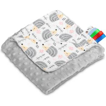 Одеяло Minky - Hedgehogs Grey 75X100