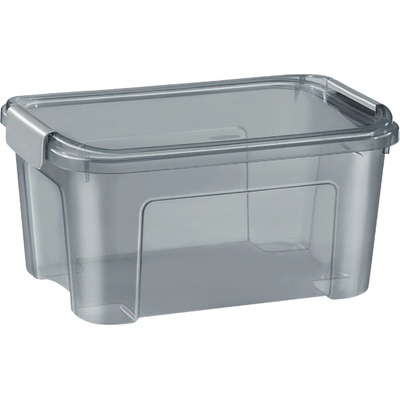 CEP úložný box Shadow 13 l transparentní kouřově šedý