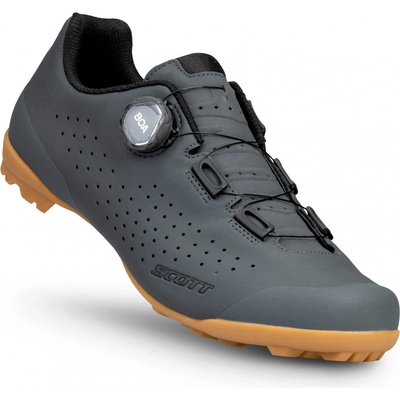 SCOTT Мъжки обувки за gravel колоездене Scott Gravel Pro Cycling shoes - Matt Grey / Black - размер 47 (EU) (036-0784-0318)