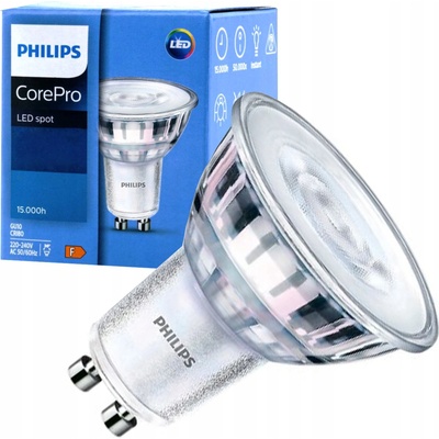 Philips LED žiarovka GU10 2,7W 25W 225lm 3000K Warm 36°