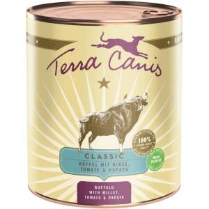 Terra Canis Бивол с просо, домати и папая 800 г