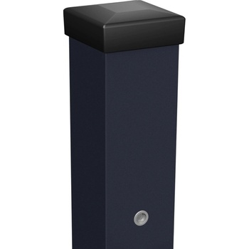 Opal Plotový stĺpik pre bránu a bránku, grafitová sivá, RAL 7024, 220 × 10 × 10 cm, oceľ, W5024