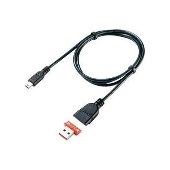 Rosenberger 267355 USB 2.0 konektor mini-B, 80cm, černý/červený