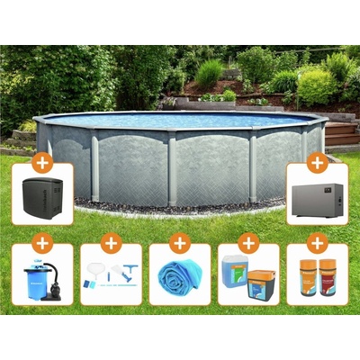 Steinbach Grande Pool Set Round Ø 549 x 135 cm - Пълен комплект Large - 1 компл (011769)