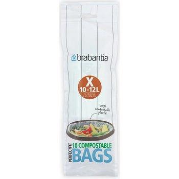 Brabantia PerfectFit kompostovatelné pytle 10-12 L X 10ks sáčků v roli 12µm