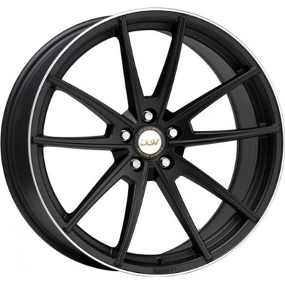 DLW MANAY 9,5x19 5x112 ET25 matt black lip polished