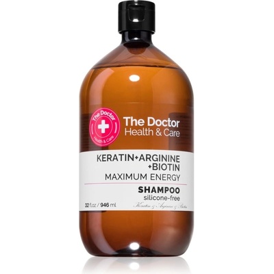 The Doctor Keratin + Arginine + Biotin Maximum Energy Shampoo 946 ml