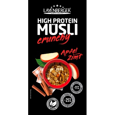 Layenberger High Protein Crunchy Muesli - Apple Cinnamon