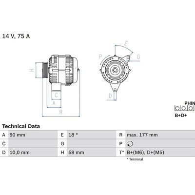 Generátor BOSCH 0 986 049 111