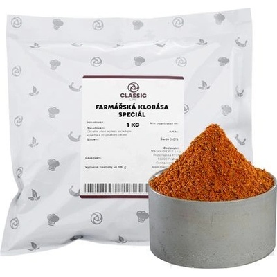 Classic line Směs kořenící Farmářská klobása speciál bez E 1Kg
