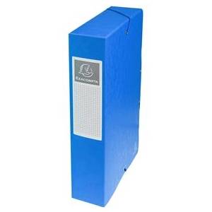 Exacompta Папка с каучук, картон, a4, 60 мм, exacompta, синя 50602e (50602e)