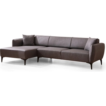 Hanah Home Тъмно сив ъглов диван , ляв ъгъл Belissimo - Balcab Home (560ARE1801)