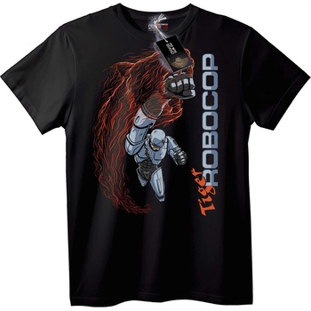 NOONEBRAND Тениска Тигров RoboCop - 6XL, White