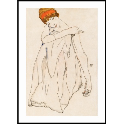 Jen tak z lásky Plakát Egon Schiele - Tanečnice Rozměr plakátu: A4 (21 x 29,7 cm) – Zboží Dáma