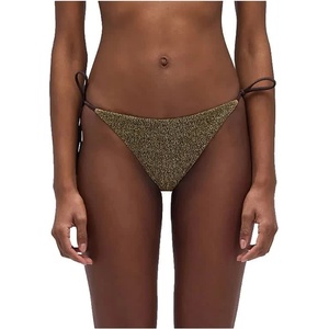 SUNDEK Anita lurex briefs with adjustable hips bikini bottom - Green (Bronze)