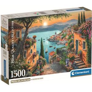 Clementoni Пъзел Clementoni от 1500 части - Към пристанището (31729)