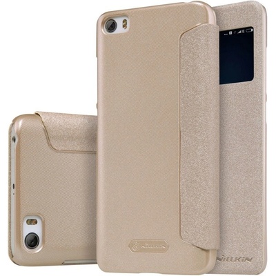 Nillkin Sparkle S-View Pouzdro Xiaomi mi5 zlaté