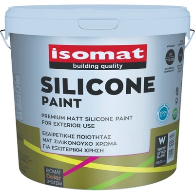 ISOMAT Silicone Paint - Prémiová, matná silikónová farba Biela, 10 l