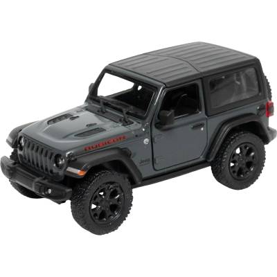 Kinsmart Метална количка Kinsmart - 2018 Jeep Wrangler, Hard Top, 1: 34, графит (55080)