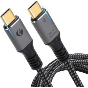 VCOM USB кабел VCom USB4.0 Type-C/Type-C 40Gbps, 240W - CU541M-1.2 (CU541M-1.2)