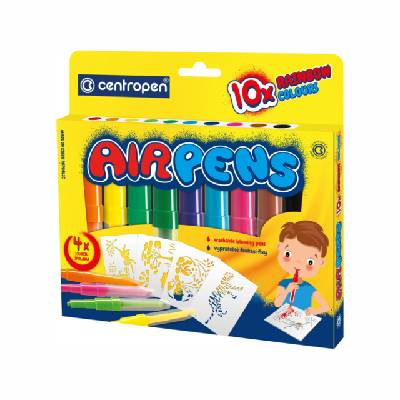 Fixy - fúkacie CENTROPEN 1500/10 Rainbow Colours