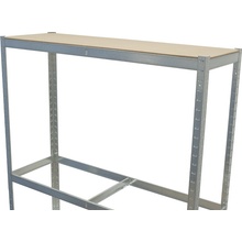 Matabro Regál 1200 x 400 x 1800 mm 3 police MB-SH06
