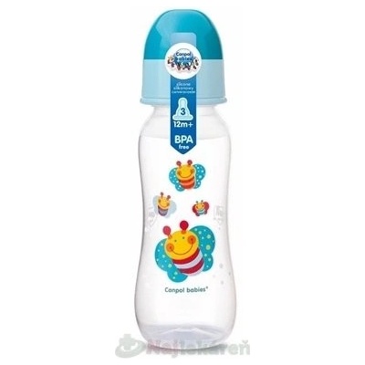Canpol Babies Fľaša tvarovaná 250 ml